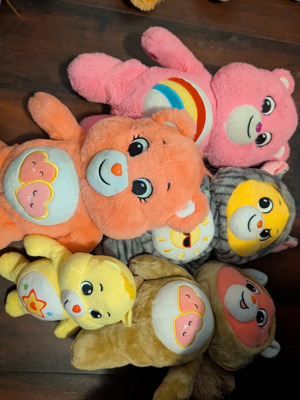 Care Bears Plush Toy Lot